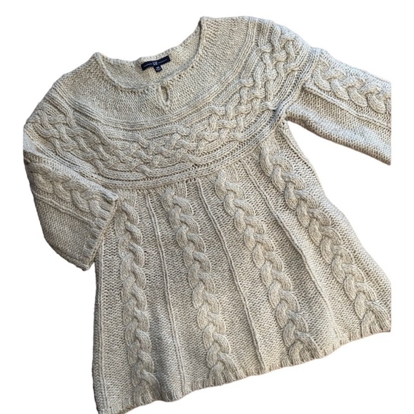 GAP chunky babydoll cable knit y2k sweater - Picture 2 of 12